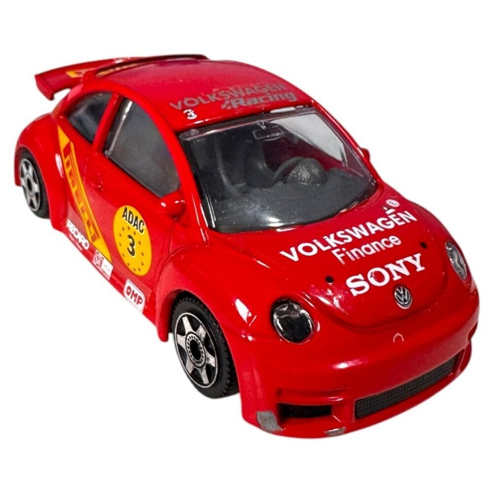 Burago Volkswagen New Beetle Cup 1999 1/43 die‎ cast model made in italy